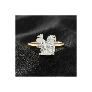 Ideas originales de regalos de Navidad: Anillo de diamantes único de 8 quilates personalizado con diseño de gorrillo para mamá, papá, esposa, esposo, joyería por menos de 50 para 2025 - Product Image 1