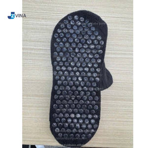 Custom Logo Non-Slip Yoga <b>Socks</b> Double <b>Grip</b> Technology Anti-Slip Indoor Gym Barre Women Thin Knitted Made In Vietnam JZVINA - Product Image 6