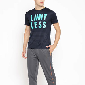 T-shirt en coton/polyester tricoté de qualité supérieure, impression personnalisée, pour homme, décontracté, été, manches courtes, écologique, séchage rapide - Product Image 4