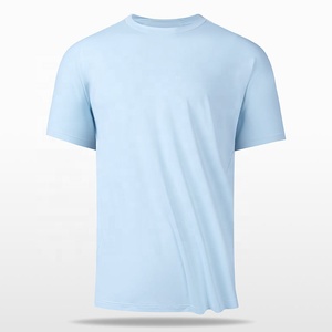 T-shirts pour hommes de haute qualité, personnalisables, respirants pour l'été, 180 grammes, jersey sportif à carreaux, manches courtes, couleur unie, design vierge - Product Image 2