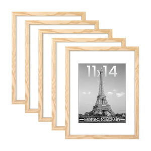 Contemporary Wooden Photo <b>Frame</b> For <b>Gallery</b> Walls Artistic Wooden Photo <b>Frame</b> Natural Wooden Picture <b>Frame</b> Perfect For Couple - Product Image 1