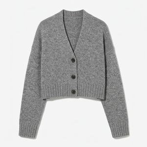 Pull à col montant pour femme, tricoté sur mesure, à manches longues, pull d'hiver décontracté, mode, marque privée, fournisseur en gros - Product Image 5