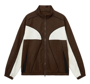 เสื้อแจ็คเก็ตกันลมแบบมีฮู้ด OEM สกรีนโลโก้ได้ตามสั่ง สำหรับผู้ชาย ไซส์ใหญ่ สไตล์ลำลอง กีฬากลางแจ้ง โพลีเอสเตอร์ 100% สไตล์ไฮสตรีท - Product Image 1