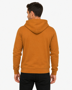 Mens stylish zip hoodie crafted for practical comfort with lightweight warmth and flexible movement for casual daily OEM - Product Image 4