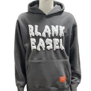 High Quality Men Oversized Pullover Cotton Unisex Heavweight Hoody Wholesale Customizable 3D Puff Printing logo Hoodies for Men - Product Image 1