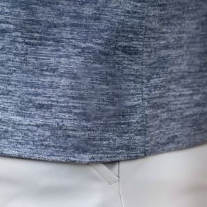 Camiseta de Algodón Gris Jaspeado para Hombre, Informal, Deportiva, de Manga Corta, Transpirable, Básica, para Verano, con Logotipo Personalizado, Proveedor Mayorista - Product Image 4