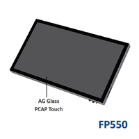 Écran tactile TFT LCD industriel marin étanche IP67 (PCAP/Résistif) anti-reflet avec gradation automatique et télécommande IR