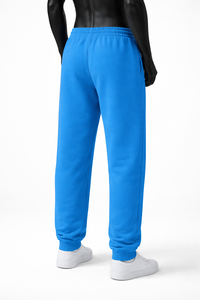 Pantalon de jogging en molleton personnalisé pour homme, taille élastique, cordon de serrage, bas de pantalon à revers, pantalon décontracté pour la détente, vente en gros OEM - Product Image 2