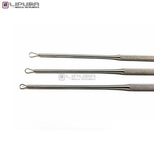 Cureta de oído con asa, instrumento ORL de 16 cm, herramienta quirúrgica de otología, instrumentos médicos profesionales para limpieza de oídos - Product Image 4