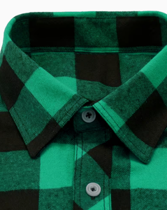 Chemise en flanelle à carreaux rouge et noir, manches longues, coton et polyester, OEM, vêtements unisexes pour adultes, Hardihood International - Product Image 6