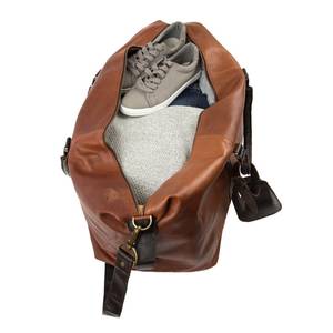 กระเป๋าเดินทางหนังแท้สไตล์วินเทจแบบซิป  สั่งซื้อจำนวนมากได้  กระเป๋าถือขนาดใหญ่  ความจุเยอะ  พกพาสะดวก  กระเป๋าขึ้นเครื่อง  ขั้นต่ำในการสั่งซื้อน้อย  LDB-0268 - Product Image 5