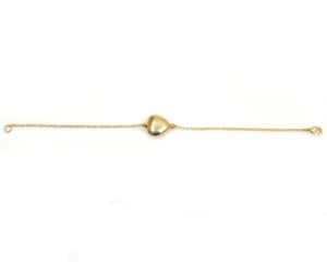 Bracelet chaîne avec pendentif cœur en or pour femmes, bijoux classiques à porter tous les jours - Product Image 4