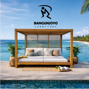 Lit de soleil et gazebo imperméables et durables pour une utilisation en extérieur dans les hôtels et les villas - Product Image 3