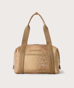 Sac de sport unisexe en PU, motif à pois, fermeture éclair, sangle réglable, résistant à l'eau, poignée souple, moins de 20L - Product Image 1