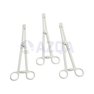 Pinces hémostatiques stériles réutilisables, pinces chirurgicales, pinces médicales, pinces en plastique pour laparoscopie manuelle, procédures médicales - Product Image 3