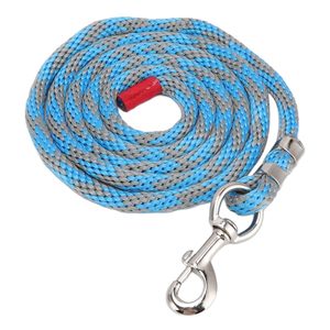 Corde de menage en nylon écologique de qualité supérieure pour chevaux, tressée, pour l'entraînement western, avec mousqueton en laiton, taille et couleur personnalisables - Product Image 1