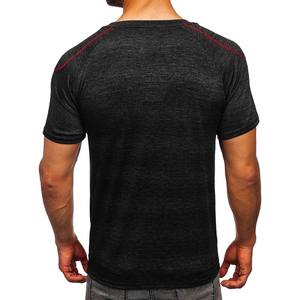 Créez votre propre logo – T-shirt de sport léger pour homme et jeune homme, meilleure qualité, Spandex/Polyester, séchage rapide, respirant, best-seller - Product Image 4