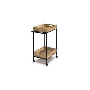 Chariot de service à 3 niveaux en acier inoxydable avec roulettes |   Chariot de cuisine en gros - Product Image 6