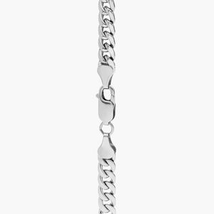 Cadena Cubana Miami en Oro Blanco - Product Image 4