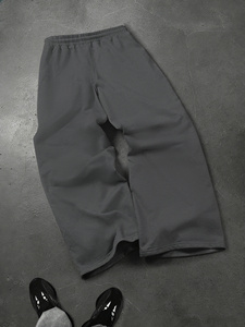 Pantalones de hombre personalizados estilo vintage lavado, holgados, de gran tamaño, estilo urbano, de tela gruesa de 450GSM, pantalones de hip hop para hombre - Product Image 2