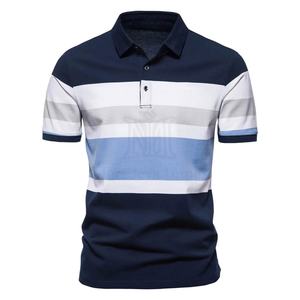 Polos, polos para hombre, polos de secado rápido de nailon Spandex, polos de Golf, logotipo personalizado, estampado de patrón 3D sólido, manga corta de punto - Product Image 2