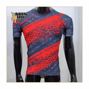 Rashguard BJJ sans Gi, compression personnalisée, sublimation, fabrication OEM - Product Image 1