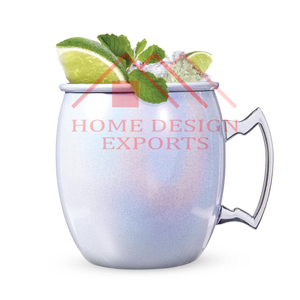 Cocktail multicolore Sublimation Moscow Mule Mugs Party Cups Drinkware Stainless Steel Moscow Mule Beer Mug - Product Image 6