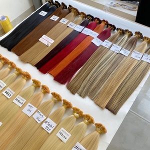 Personnalisé 22 24 26 28 pouces Double-Drawn ITip Pré-collé Extensions de cheveux humains kératine vietnamienne dans des couleurs uniques - Product Image 1