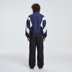 Premium and High Quality Men's Color Block <b>Racer</b> <b>Jacket</b> Stand Collar Zipper Closure Windproof Sporty Style Autumn Wear - Product Image 2