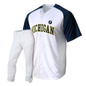 Service OEM, conception personnalisée, ensembles de vêtements de sport respirants et à séchage rapide pour le baseball, grandes tailles, nouveau style, MOQ 20 ensembles, équipe personnalisée - Product Image 6