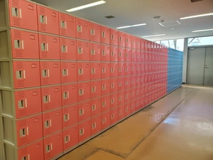 Mini-armoire de rangement à six niveaux en plastique ABS, économique et de qualité supérieure, résistante à la rouille, à l'humidité et à la corrosion, facile à assembler, multi-verrous - Product Image 1