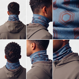 Cache-cou élégant 100 % polyester pour homme, couleur unie, taille personnalisée, respirant, pour activités de plein air - Product Image 3