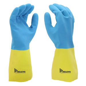 Guantes de Seguridad de Cuero Vacuno para Trabajo Industrial y de Construcción, Precio al por Mayor, Guantes de Trabajo con Palma Reforzada - Product Image 1