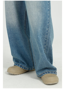 Pantalones Vaqueros Oversize al Por Mayor a Precio Razonable, Pantalones Vaqueros Holgados para Hombre, Transpirables y Cómodos, Más Vendidos - Product Image 5