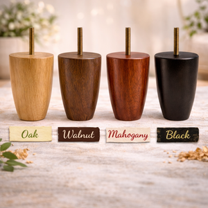 Minimalist Round Solid Wood Furniture Leg Simple Modern Style for <b>Sofa</b> Cabinet Coffee Table <b>Support</b> - Product Image 5