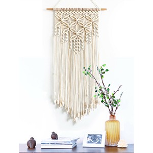 Tapiz de Macramé Bohemio Hecho a Mano, Decoración del Hogar con Cuerda de Algodón, Venta al por Mayor - Product Image 1