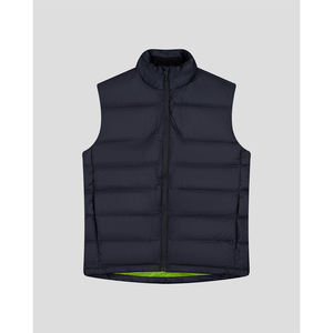 เสื้อกั๊กบุใยสังเคราะห์แบบมีซิปสำหรับผู้ชาย ปี 2026  พร้อมโลโก้สั่งทำพิเศษ สำหรับฤดูหนาว ผลิตจากไนลอน 100%  บุฉนวนกันความหนาว  คอตั้ง  สำหรับใส่ทำงาน - Product Image 1