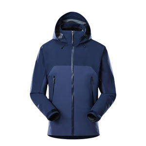 Custom Logo Men's Plus-Size Summer Casual Windbreaker Jackets Lightweight Breathable Waterproof Zipper <b>Hoodies</b> <b>Thin</b> Style - Product Image 5
