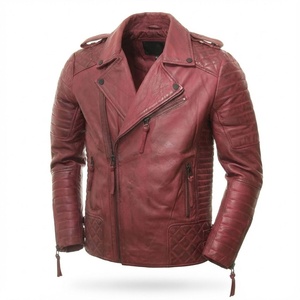 Chaqueta de Cuero para Hombre, Cuello Cálido y Acogedor, Tendencia de Invierno, Chaquetas de Cuero de Primera Calidad, Atuendo Elegante - Product Image 1