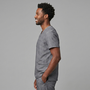 Medical Hospital Shirt with Pockets for Doctors Nurses <b>Tops</b> \ Custom Men Nursing Shirt Doctor \ Hospital Medical <b>Scrubs</b> Shirt - Product Image 4