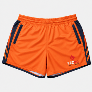 Pantalones Cortos Deportivos de Verano para Hombre, de Secado Rápido, con Estampado de Atardecer, Corte Regular - Product Image 3
