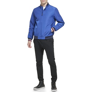 Personalizado caliente al por mayor satén imprimible bombardero Varsity chaquetas para los hombres cálidos chaquetas de invierno de los hombres de talla grande chaqueta bordada - Product Image 2