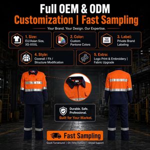 Abbigliamento da Lavoro Riflettente ad Alta Visibilità, Tuta Industriale Riflettente <span class=keywords><strong>per</strong></span> Cantieri Edili - Product Image 6
