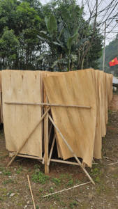 Láminas de Chapa de Madera de Acacia 100% Natural, Corte Rotatorio, 1270x640mm, para Paneles de Muebles - Product Image 2