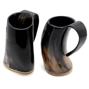 Jarra de Cerveza Hecha a Mano de Cuerno de Búfalo, Forma Natural Tallada, Diseño Rústico, Artículo Coleccionable, Duradera, Calidad Premium - Product Image 3