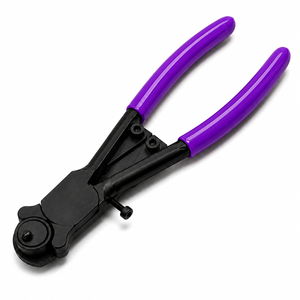 Alicates de acero con mango morado para joyería, herramienta para doblar anillos, equipo para engastar joyas - Product Image 4