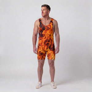 Combinaison de musculation sublimée extensible de haute qualité, maillot de lutte tendance pour hommes, dernier design, séchage rapide - Product Image 1
