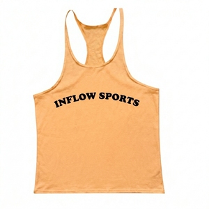 Men Bodybuilding Tank Top <b>Singlet</b> Wholesale Outwork <b>Singlet</b> Men's Sport tank Top Fitness Cotton Gym Plain tank Top for Men - Product Image 4