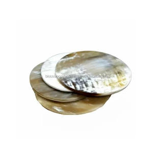 Juego de Posavasos de Cuerno Artesanal de Primera Calidad, Duradero, para Hoteles, Restaurantes, Bares, Cafeterías, Hogares, Decoración de Mesa, Protección - Product Image 3