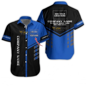 Diseñe sus propias camisetas de carreras Camisetas de carreras con botones personalizadas Camisas de trabajo de manga corta Pit Crew Ropa de equipo de carreras de F1 - Product Image 5